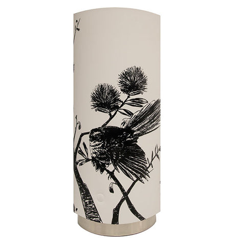 Medium Piwakawaka, Fantail Table Lamp, Black Silhouette - Zamm Lights